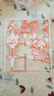 Vintage 1978 Wilton Sesame Street Cake/Cupcake Toppers. 13 Unopened Packages