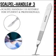 Scalpel Handle #3 Stainless Steel Suitable For Blade# 10 11 12 15 Surgical Tools