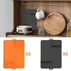 2Pcs Griddle Tools Mat Silicone Heat Resistant Spatula Mat for Outdoor dYl