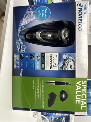 Phillips Norelco Aquatec Electric Shaver W/ Bonus Nose & Ear Trimmer, Mdl. 4300