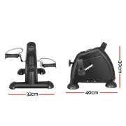 Everfit Pedal Exerciser Mini Exercise Bike Elliptical Cross Trainer Black NEW