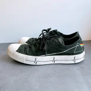 平常小姐┋2手┋ALL STAR【Converse】絕版 限量聯名 Pink Floyd 低筒帆布鞋 25.5cm