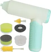 Electric Brush for Cleaning, Rechargeable Handheld Cup Washer, Silicone, PP, ABS, Automatic Bottle, Scrubber, Multipurpose Cordless Cleaner for Kitchen, Bathroom, Shower, Window, Living Room