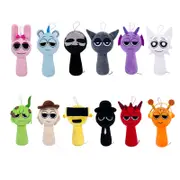 Catzon 12Pcs Game Plush Toys Soft Stuffed Animal Pillow Figure Doll Birthday Gifts for Adult Kids-A