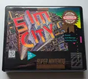 Sim-City CASE Super Nintendo SNES Box BEST Quality Available