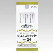 Clover - Gold Eye, Tapestry, Cross Stitch Needles No.24 (6 pcs)