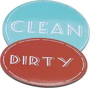 Dishwasher Magnet Clean Dirty Sign Double Sided Magnetic Indicator for Easy Dish Management and Simple Design for Home Necessities for Kitchen Use