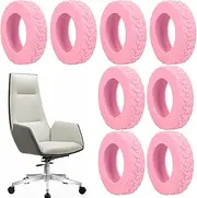 [Generic] Luggage Wheel Protector, Wheel Covers for Rolling Suitcases, Wear-Resistant Suitcase Wheel Cover - 8X Hand Luggage Wheel Cover Protective Covers