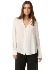 [Forever New] Allison Work Shirt in White