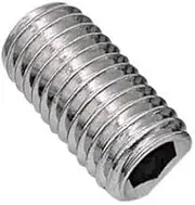 1/10/50pc M6/ M8 /M10/ M12/ M16 DIN913 304 Stainless Steel Head Hex Hexagon Socket Flat Point Set Screw End Grub Headless Bolt(10pcs M10X20mm)