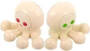 Alipis 2pcs Wall Mounted Toothbrush Holder with Reliable Suction Cup Chic Octopus Design for Efficient Bathroom Organization and Stylish Decor Suitable for Adults