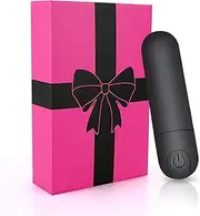 G Spot Bullet Dildo Vibrator Nipple Clitoris Stimulator USB Rechargeable for Travel - 10 Modes Portable Waterproof Mini Orgasm Vaginal Anal Massager Adult Sex Toys for Women（Black）