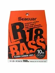 Seaguar R18 BASS Fluorocarbon Line 160m 10lb New