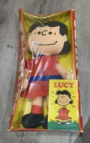 Vintage PEANUTS LUCY Doll 1952 14 inch Sealed New In Box 1411-8 Ideal