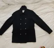 NWT ~ Mens Ben Sherman Wool Peacoat Medium