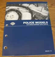 2012 Harley-Davidson Police Electra Glide Road King Parts Catalog NEW