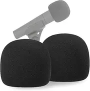 SM57 Pop Filter Foam Cover - Mic Windscreen Wind Cover Customized for Shure SM-57 Microphone to Blocks Out Plosives by YOUSHARES (2 PCS)