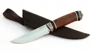 Knife Zyablik steel ELMAX handle wenge-black hornbeam nickel silver