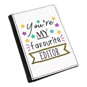 You're My Favourite Editor Stars Passport Holder Cover Case Wallet Funny