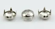 Size 70 13mm Silver Box Diamond Nailhead 6 Prongs Non Rusting - 40 PCS