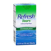 Refresh Tears Lubricant Eye Drops, 1 Oz (Pack of 1)