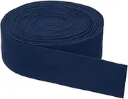 uxcell Single Fold Bias Tape, 11 Yards 1-3/16"(30mm) Wide Cotton Bias Binding Tape Hemming for DIY Crafts Garment Sewing Seaming Piping Quilting, Dark Blue