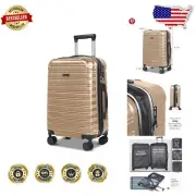 Lightweight Carry-On Luggage with TSA Lock & Organizational Pockets