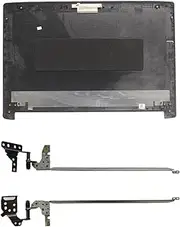 New Compatible for Acer Aspire 3 A315-41 A315-41G A315-33 Rear Lid TOP Case Laptop LCD Back Cover/Front Bezel (Color : A and Hinges)