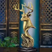 deer imitation copper decorative statues for home home deco desk accessories