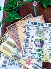 Book Of Shadows, Sticker Pages. Learn Your Apothecary. Wicca. Witchcraft
