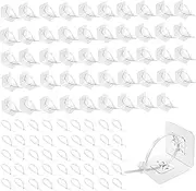 100Pcs Furniture Anchors Plastic Furniture Straps with Ground Buckles & Ties No Drill Adhesive Backed for Cabinets (100-Pack)