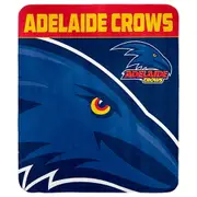 Adelaide Crows AFL Polar Fleece Rug Blanket