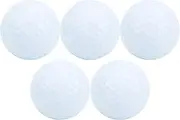 Grcfumo 5Pcs Floating Practice Golf Balls, Practice Floating Golf Balls, Water Golf Sports Training Accessory Indoor Outdoor