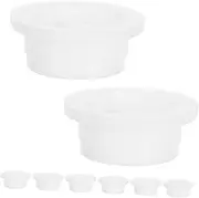 8Pcs Oil Drum Seal Cap Barrel Lids for Water Drum High Grade Leak Covers for Chemical Petroleum and Grain Storage