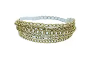 Women Fashion Jewelry Boot Bracelet Antique Gold Metal Chain Charm Motorcycle
