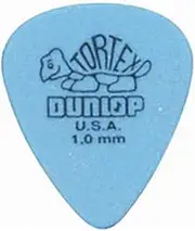 Dunlop Tortex Standard 1.0mm Blue Guitar Pick, 72 Pack