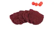 Quality Deluxe Nylon BURGUNDY Pool Snooker billiard Table Pockets Nets Set