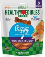 Nylabone Turkey and Sweet Potato Flavor Healthy Edibles Puppy Chew Treats 376...