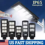 Solar Power PIR Motion Sensor Wall Light LED Outdoor Garden Security Flood Lamp