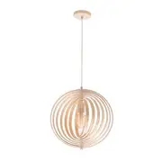 Mercator Oasis Small Plywood Timber Pendant Light