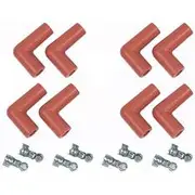 MSD Spark Plug Boots Hi Temp - 90 Degree, 8 Pack, MSD8852