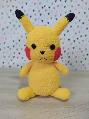 Pokemon Pikachu - unique amigurumi crochet handmade soft toy pikachu