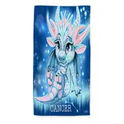 Kids Fantasy Art Cancer Lil Dragon Beach Towels Medium Large Extra Large