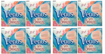Gillette Venus Spa Breeze Refill Razor Blade Cartridges, 32 Count