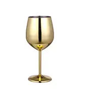 500ml Wine Glass Cocktail Glass Creative Metal Wine Glass Stainless Steel Goblet Champagne Cup
