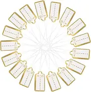 MOKKHNB 500pcs Tags with String Durable Paper Marking Tags for Jewelry Clothing Display Inventory Management Lightweight Practical for Store Use