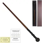 FemKey Luxury Wand Props Wizarding World Resin Wand Remus Lupin Costume Accessory with Spell Card and Ticket for Witches and Magicians 36 cm 59 g