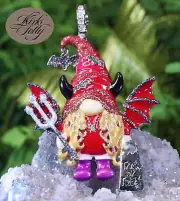 Kirks Folly DARLA THE GNOME HallowenTrick Or Treat Magnetic Enhancer Silvertone
