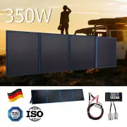 350W 12V Solar Mat Flexible Folding Solar Panel Blanket Generator Camping Power