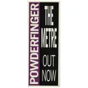 Powderfinger - The Metre Promotional Vintage Daybill Poster Unframed